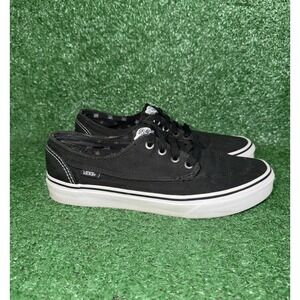 Vans Women Size 9 Classic Black White Skate Shoes Casual Walking Sneakers 721356